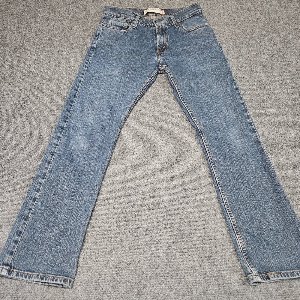 Levis 514 Jeans W30 L30 Slim Straight Blue Denim Y2K Made in Colombia - Picture 1 of 8